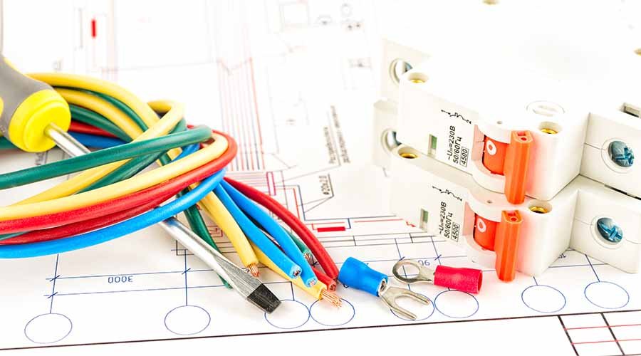 electric tools on a white background .